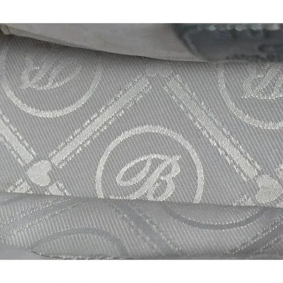 Brighton Sharona Dove Gray Handled Satchel Crossbody Purse Croc Embossed - Picture 16 of 16